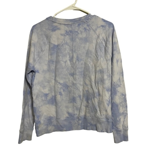 Athleta Sundown Tie Dye Light Purple Pullover Sweatshirt Women's S - Picture 5 of 7
